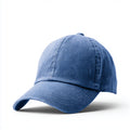 Gorras de Béisbol-Algodón-24x19x13 cm-Azul lavado-Estilo clásico con visera curvada