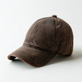 Gorras de Béisbol-Algodón-28 x 20 x 13 cm-Marrón café lavado-Retro