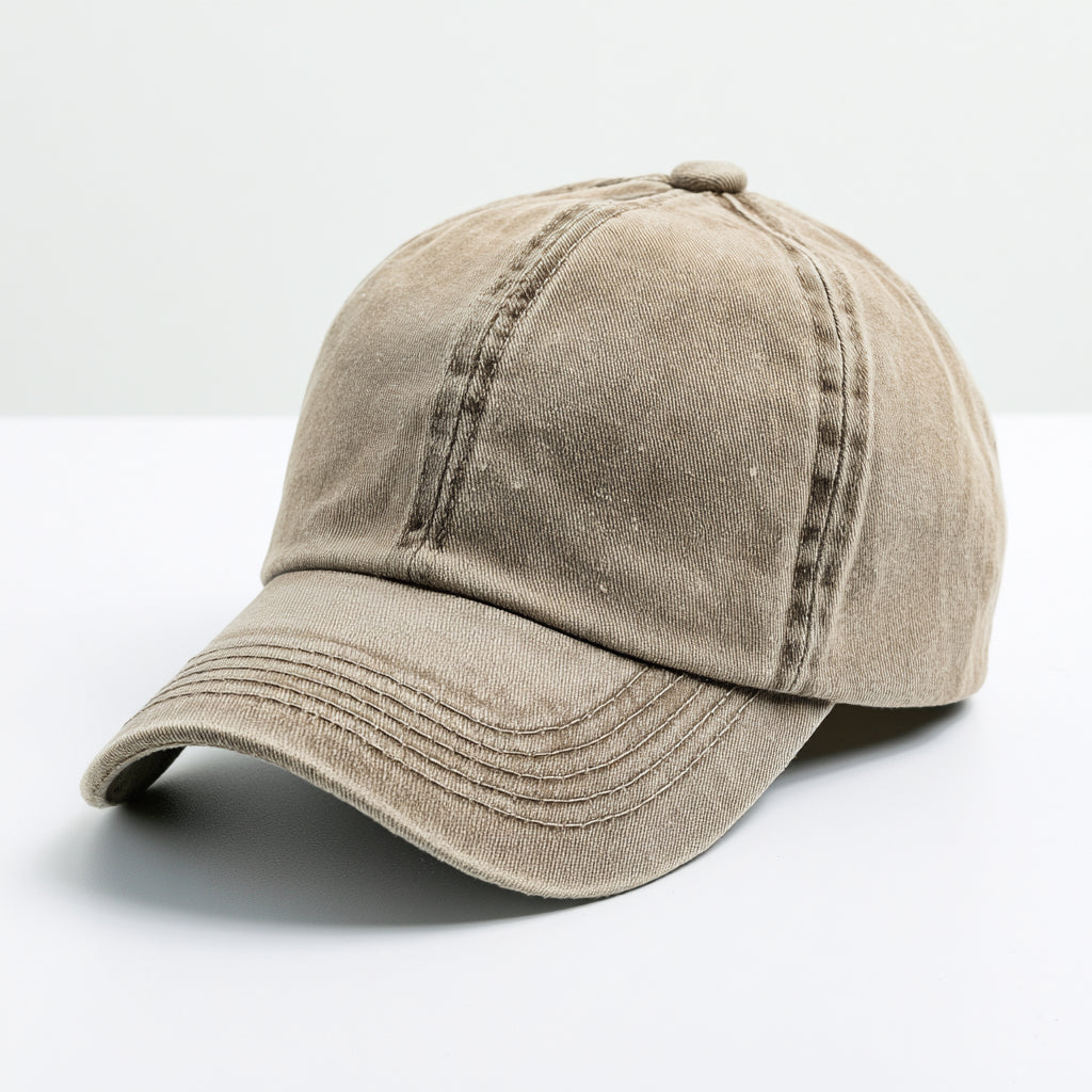 Gorras de Béisbol-Algodón-29 x 20 x 13 cm-Beige arena-Casual