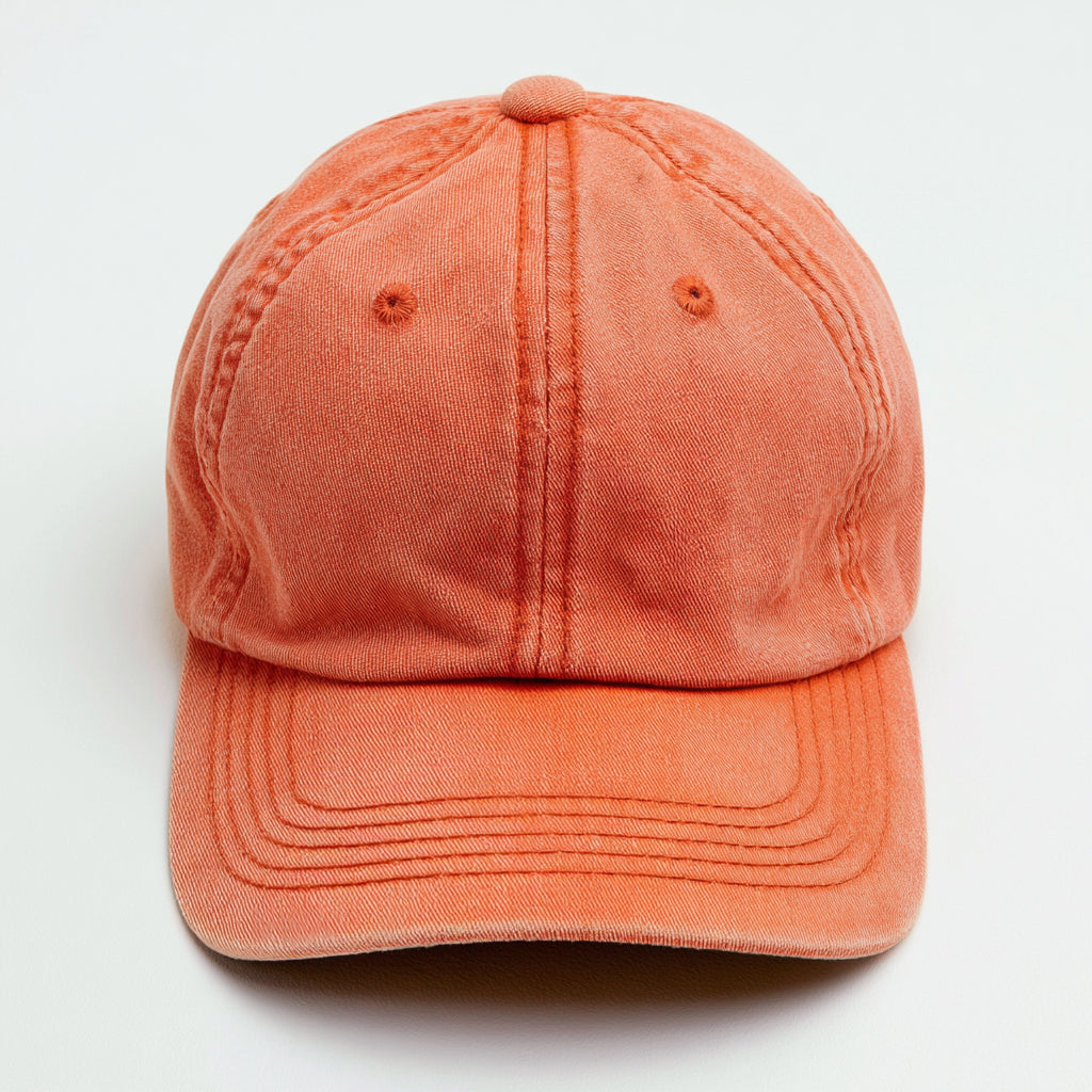 Gorras de Béisbol-Algodón-28 x 20 x 13 cm-Coral lavado-Vintage