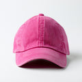 Gorras de Béisbol-Algodón-29 x 20 x 13 cm-Rosa fucsia lavado-Moda casual