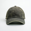 Gorras de Béisbol-Algodón-29 x 21 x 13 cm-Verde oliva oscuro lavado-Militar casual