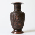 Jarrones-Cobre-18x18x37 cm-Cobre-Marrón oscuro-Estilo persa clásico