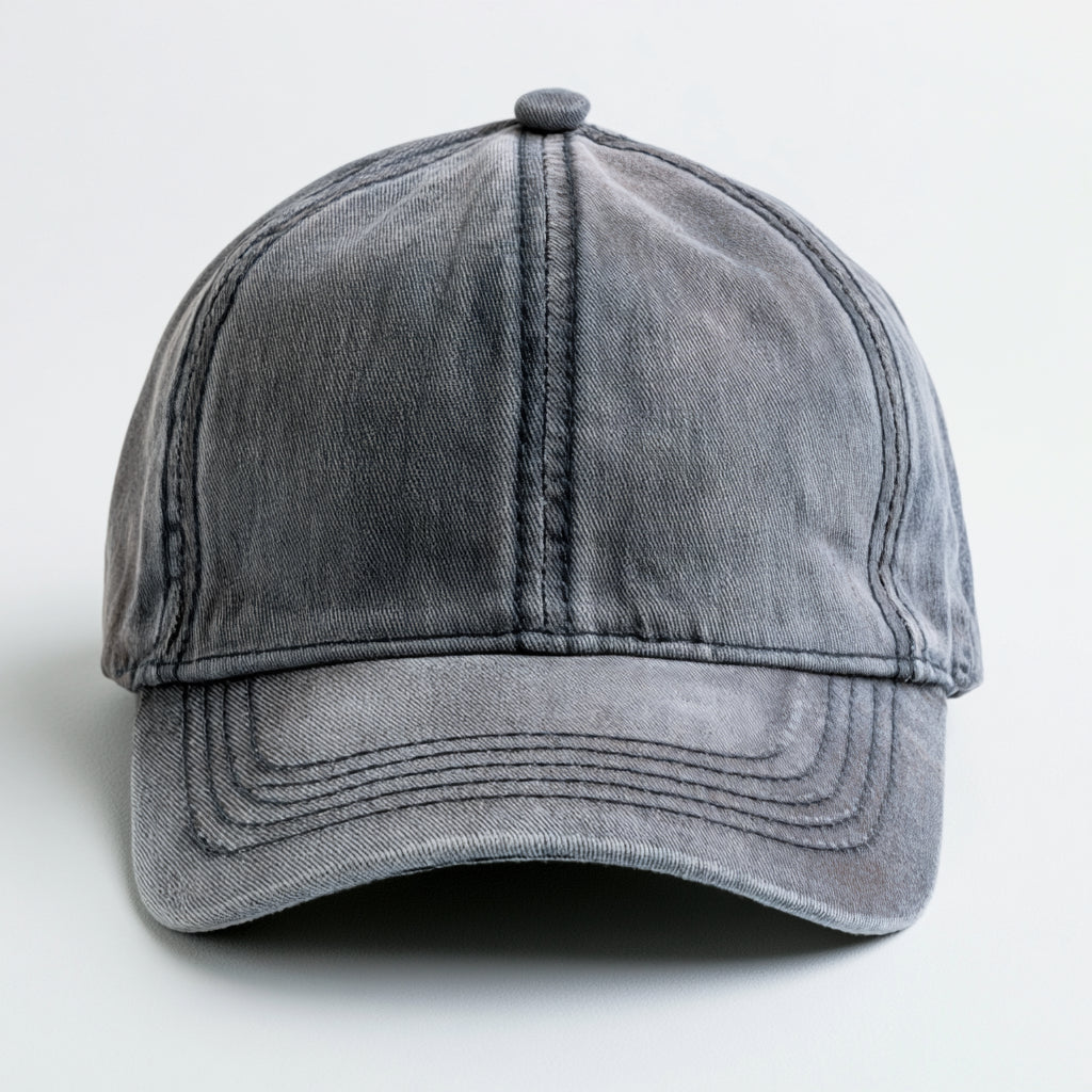 Gorras de Béisbol-Algodón-28 x 20 x 12 cm-Gris acero lavado-Urbano